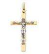 Yellow & White Gold Crucifix TGC-CX0176