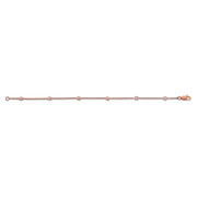 18ct Yellow Gold 0.20ct Diamond Rubover Bracelet TGC-DBR0072