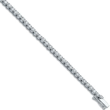 18ct White Gold 3.00ct Diamond Tennis Bracelet TGC-DBR0027