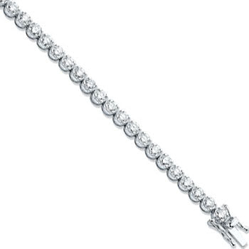 18ct White Gold 7.00ct Diamond Tennis Bracelet TGC-DBR0043