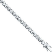 18ct White Gold 10.00ct Diamond Tennis Bracelet TGC-DBR0055