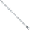 18ct White 3.00ct Princess Cut Diamond Bracelet TGC-DBR0058