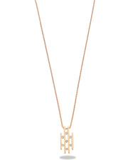 9ct Yellow Gold 0.23ct Diamond Drop Pendant with 18in/45cm Chain TGC-DCN0018