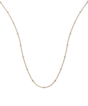 18ct Yellow Gold 1.00ct Rubover Diamond Chain (36in/91cm) TGC-DCN0060