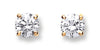 18ct Yellow Gold 0.70ct Claw Set Diamond Stud Earrings TGC-DER0003