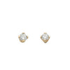 9ct Yellow Gold 0.15ct Claw Set Diamond Stud Earrings TGC-DER0015