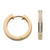9ct Yellow Gold 0.50ct Diamond Hoop Earrings TGC-DER0039
