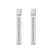 9ct White Gold 0.21ct Diamond Drop Earrings TGC-DER0096