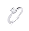 18ct White Gold 0.50ct Diamond Engagement Ring TGC-DR0448