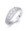 18ct White Gold 0.95ctw Fancy Diamond Ring TGC-DR0737
