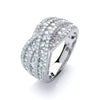18ct White Gold D.1.75ctw Diamond Dress Ring TGC-DR0792