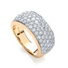 18ct Yellow Gold 1.60ctw Diamond Bombay Ring TGC-DR0817