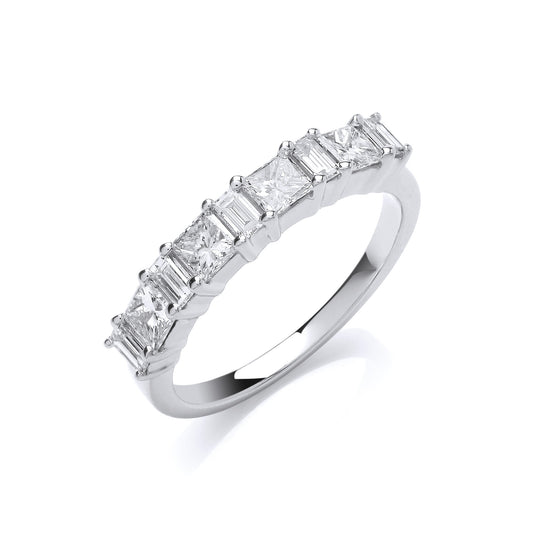 18ct White Gold 1.00ct Diamond Ring TGC-DR0918