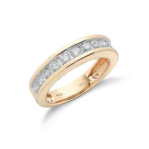 18ct Yellow Gold 1.00ctw Diamond Eternity  Ring TGC-DR0002
