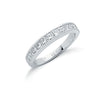 18ct White Gold 1.00ctw Princess Cut Diamond Eternity Ring TGC-DR0477