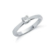 Platinum 0.25ct G/H-Si Princess Cut Diamond Engagement Ring TGC-DR0542