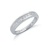Platinum 0.50ct G/H-Vs Princess Cut Eternity Diamond Ring TGC-DR0639