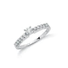 18ct White Gold 0.50ct Diamond Engagement Ring TGC-DR0679
