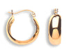 Yellow Gold Hoop Earrings TGC-ER1302