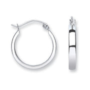 White Gold Hoop Earrings TGC-ER1366