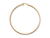 Yellow Gold Round Tube Hoop Earrings TGC-ER0701