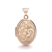 Rose Gold Oval Shaped Locket  TGC-LK0135