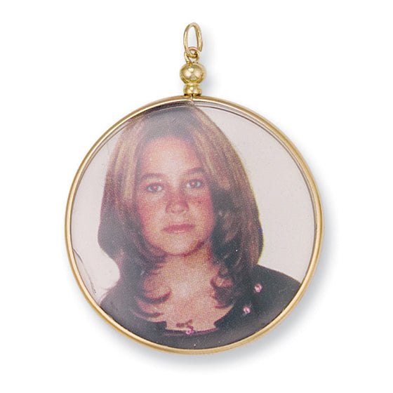 Yellow Gold Large Picture Frame Pendant TGC-PD0235