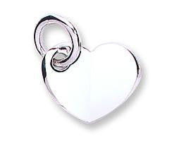 White Gold Heart Pendant TGC-PD0623