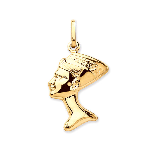 Yellow Gold Small Nefertiti Pendant TGC-PD0644