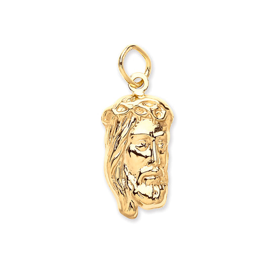 Yellow Gold Small Jesus Pendant TGC-PD0645