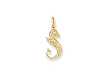 Yellow Gold Seahorse Pendant TGC-PD0117