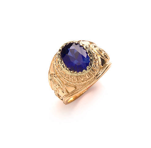 Yellow Gold Blue Baby Collage Ring  TGC-R0623