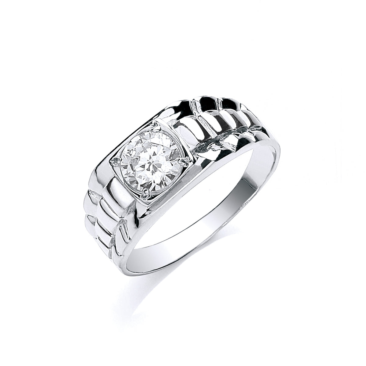 White Gold Gents Rings