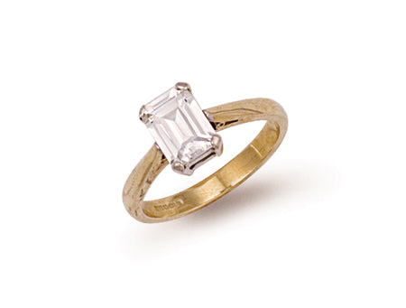 Yellow Gold Fancy Cz Ring TGC-R0319