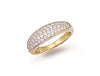 Yellow Gold Cz Bombay Ring TGC-R0457