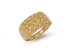 Yellow Gold Light Weight 4 Row Keeper Ring TGC-R0062