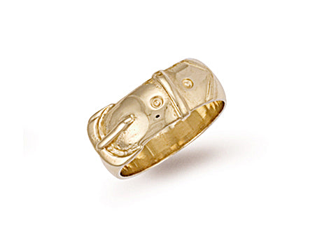 Yellow Gold Buckle Ring TGC-R0075