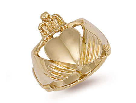 Yellow Gold Claddagh Ring TGC-R0093