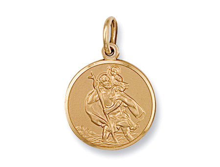 Yellow Gold St Christopher Pendant TGC-SM0008