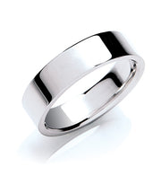 6mm Flat Court Shape Wedding Band TGC-WR0011