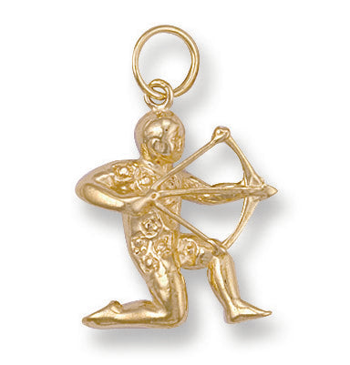 Yellow Gold Sagittarius  Zodiac Pendant TGC-ZD0011